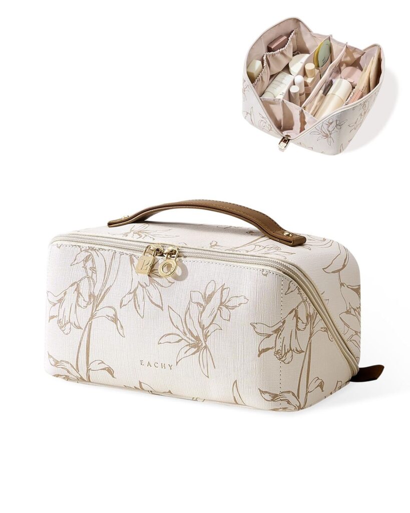 EACHY Travel Makeup Bag,Large Capacity Cosmetic Bags