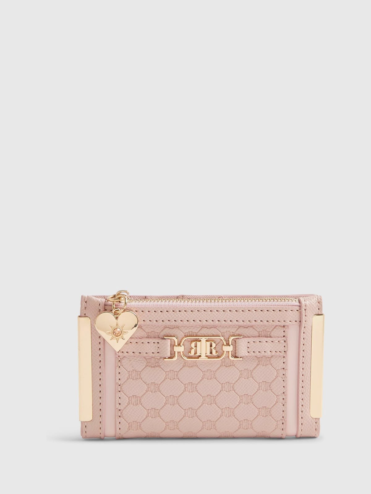 River Island Pink Monogram Purse - Image 1