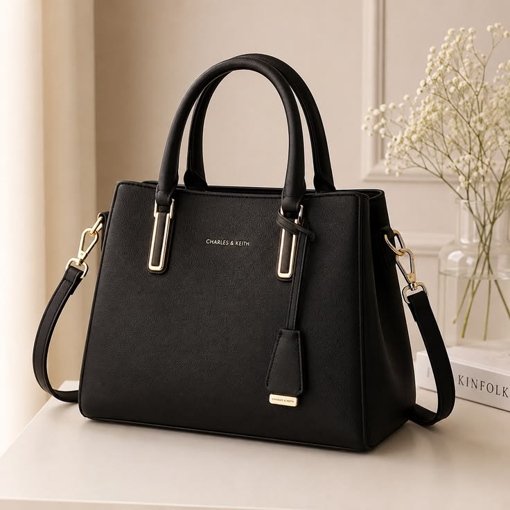 Classy black handbag