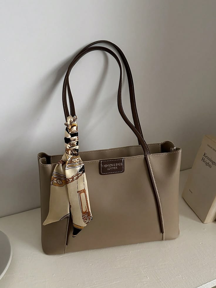 New Luxury Solid Color Premium Versatile Women's Shoulder Tote Bag